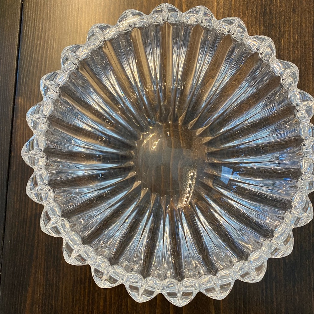 Tiffany Heart Rimmed Crystal Bowl